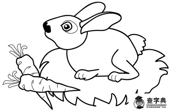兔子简笔画：符号式绘画